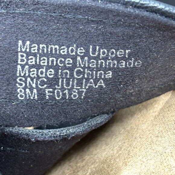 Style & Co. Black Wedge Sandals Slides Comfort Casual‎ Shoes Women's Size 8M - Picture 11 of 11